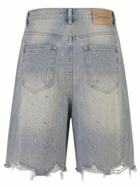 Image 3 of The "SCARIZONA" Rhinestone Denim Shorts