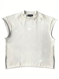 Image 1 of The "Watch the Wolves" Raw-Edge Muscle Tee