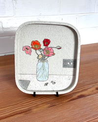 Image 2 of Poppets – ceramic wallplate artwork