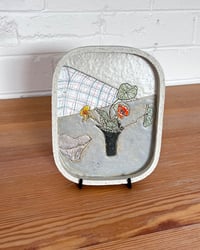 Image 2 of Monks Cowl – ceramic wallplate artwork
