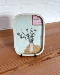 Image 2 of Pincushions – ceramic wallplate artwork
