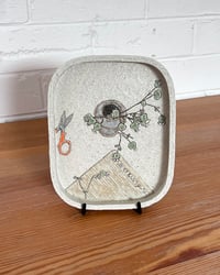 Image 2 of Thimbles & Scissors – ceramic wallplate artwork