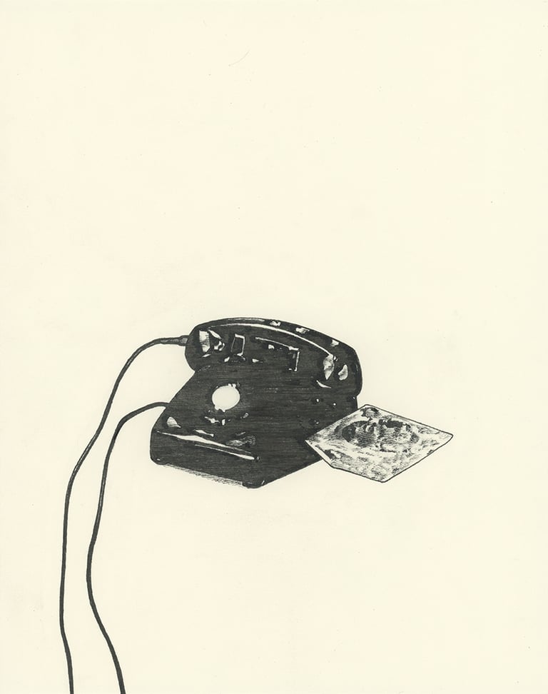 More Objects from Films (North by Northwest [1959]) - ORIGINAL DRAWING