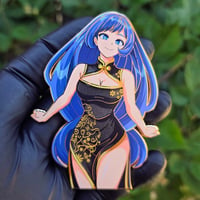 LNY Spiral Wave Pin (Black)