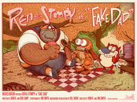Ren & Stimpy "Fake Dad" - Artist Copy