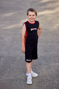 Image 2 of Boys Black Shorts 
