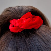 Image 1 of Scrunchie - Red, Black, White 