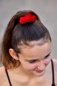 Image 2 of Scrunchie - Red, Black, White 
