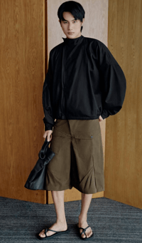 Image 3 of THE IDIOT Pocket Shorts Moss Green
