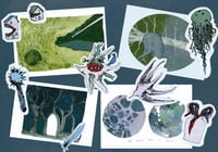 Image 1 of Wallow lands postal set