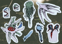 Image 1 of sticker sets ( both types)