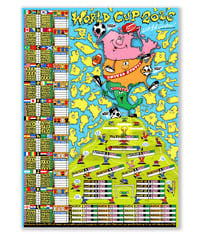 Image 1 of THE WORLD'S WEIRDEST WORLD CUP WALLCHART 2026