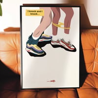 Image 3 of Sneakers ‘N Sex 3 (Minimalist Version) “Knocking” Poster
