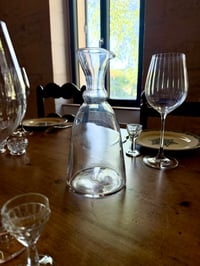 Image 7 of Carafe ancienne en verre - Table de campagne 