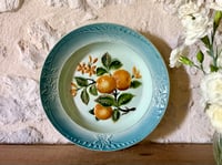 Image 1 of Plat creux en Barbotine - Décoration d'artisanat de la table