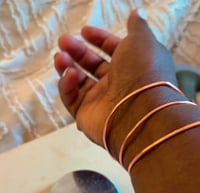 Image 2 of Copper bangle set (3)