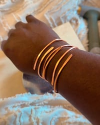 Image 4 of Copper bangle set (3)