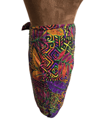 Image 3 of Colorful Silk Wrap Sarong Skirt