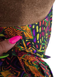 Image 7 of Colorful Silk Wrap Sarong Skirt