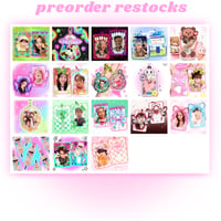 Acrylic Photocard Holders & Keychains Restocks May - July 2026