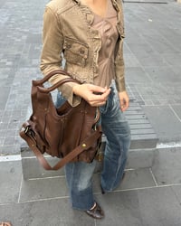 Image 3 of BEIGE FRILL CROPPED JACKET
