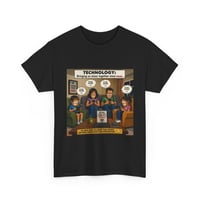 Image 3 of Technology Bringing Us Closer Tee — Funny Family Screen Time Shirt