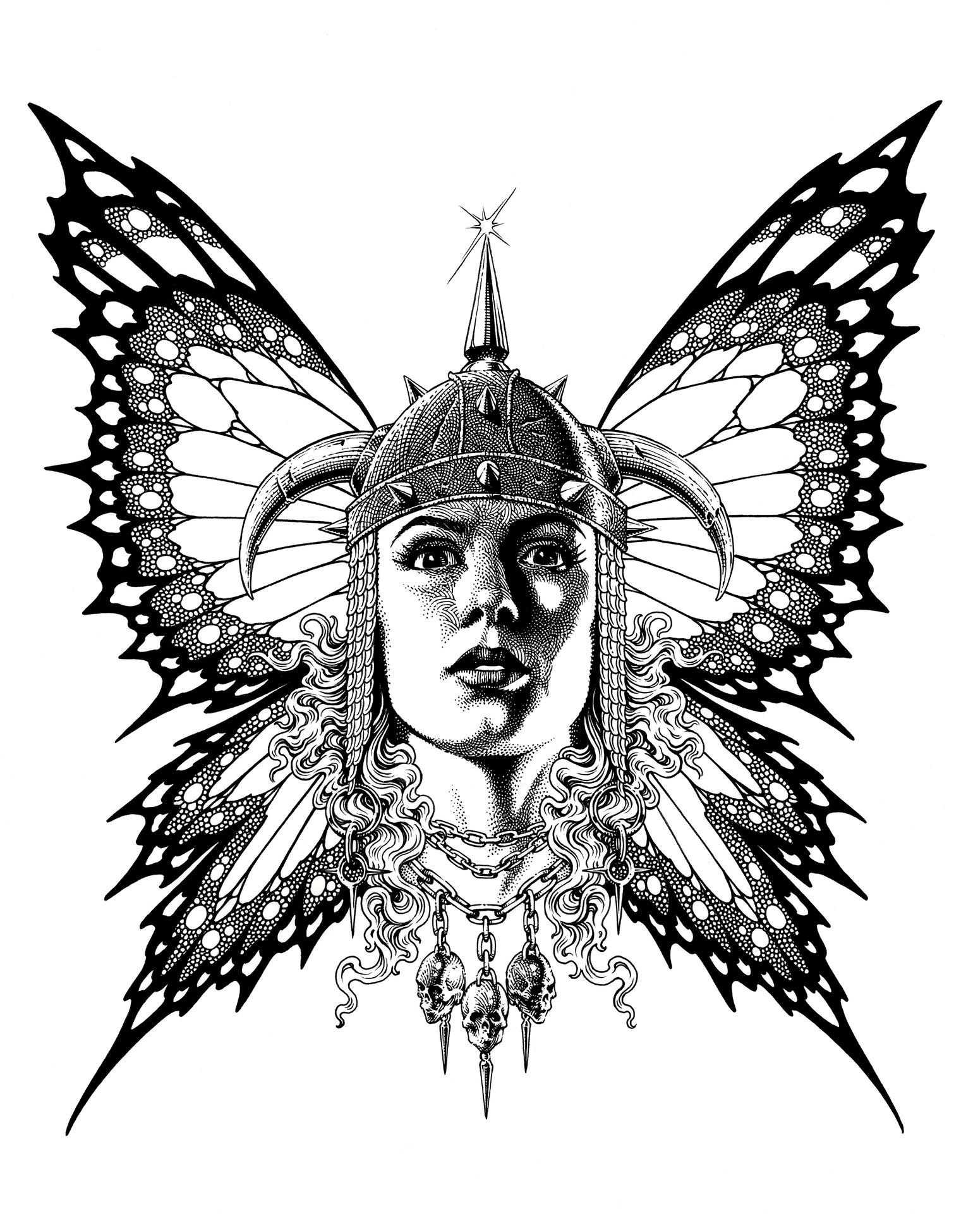 Image of Fairy Warrior (original drawing)