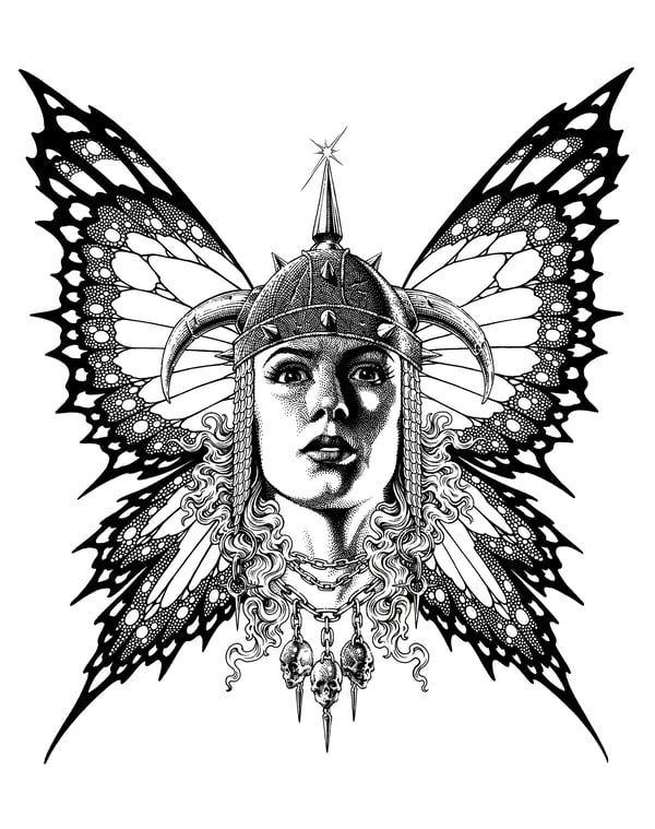 Image of Fairy Warrior (original drawing)