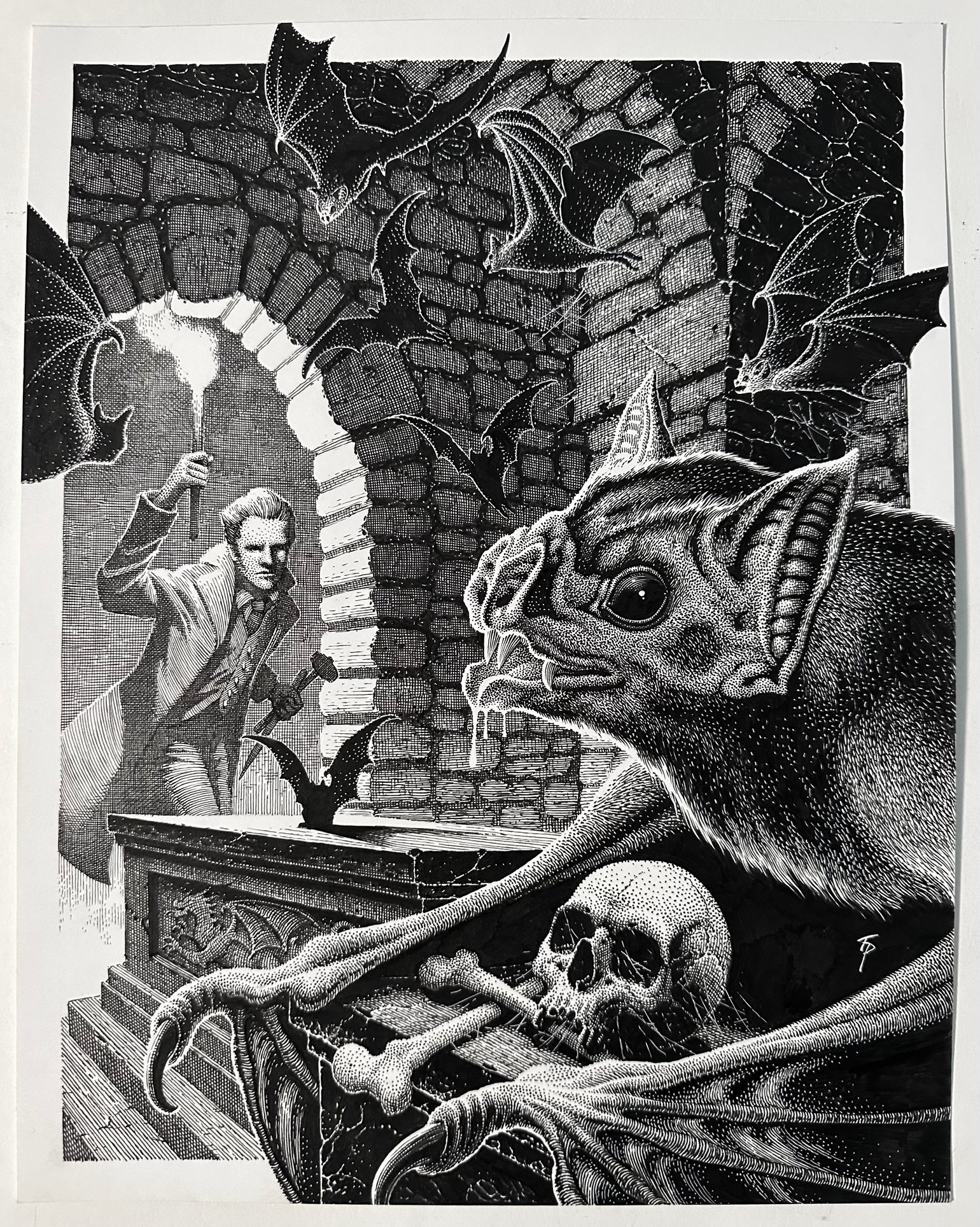 Image of Uninvited Guest (original drawing)