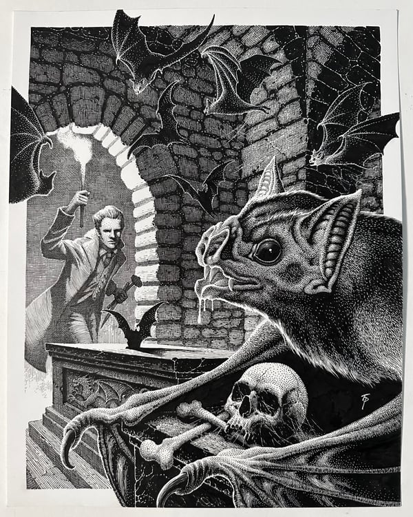 Image of Uninvited Guest (original drawing)