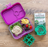 Image 1 of Lunch Punch 2 PC sandwich cutters in box dinosaur