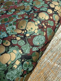 Image 4 of One-of-a-kind hand marbled paper  - 'Luxury Turkish Spot'  