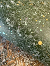Image 3 of One of a kind hand marbled paper 'Titania' 