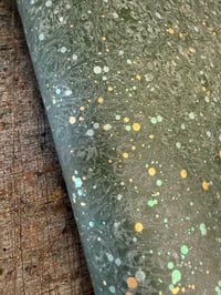 Image 4 of One of a kind hand marbled paper 'Titania' 