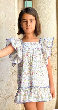 Image 1 of Lavender Meadow Ruffle Dress