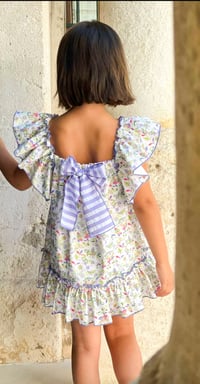 Image 2 of Lavender Meadow Ruffle Dress