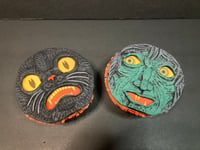 Image 2 of Vintage Inspired Container Lantern Set #1 (Witch And Black Cat)