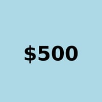 $500