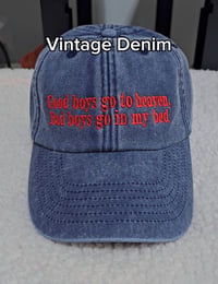 Image 3 of Good boys go to heaven cap