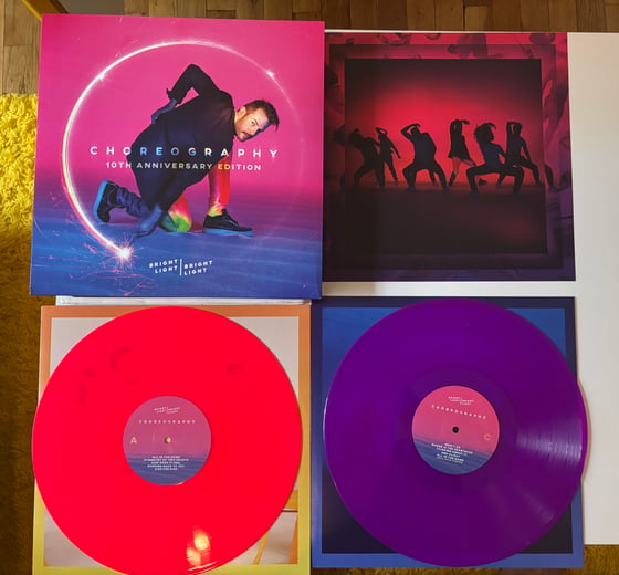 Image of Choreography 10th Anniversary 2xLP Pink + Purple colour LPS