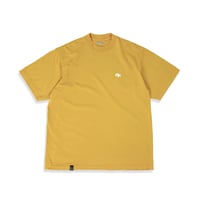 OP EMBROIDERED HEAVYWEIGHT TEE - CURRY MUSTARD