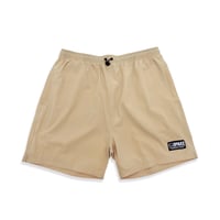 MENS NYLON BEACH SHORTS - KHAKI