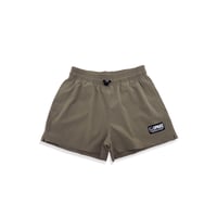WOMENS NYLON BEACH SHORTS - DARK GREY