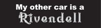 "My other car is a Rivendell" sticker