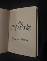 Image 4 of Book (Hardcover): Aleister Crowley - The Holy Books (Introduction by Israel Regardie)