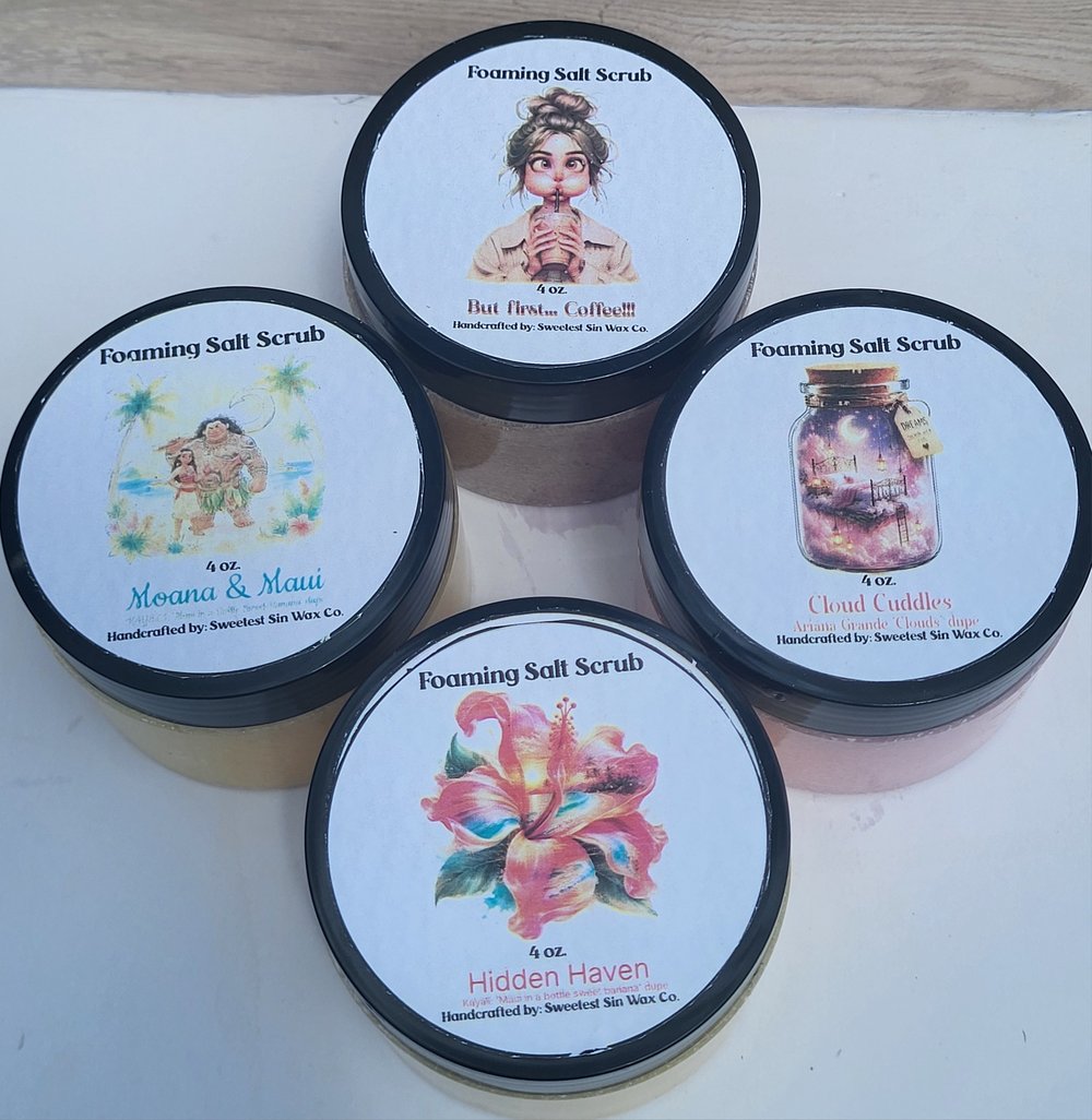 Image of Summer Foaming Salt Scrub 