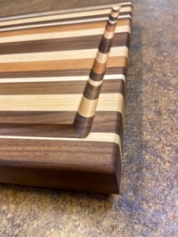 Image 2 of Handmade Walnut, Maple & Cherry Cutting Board 