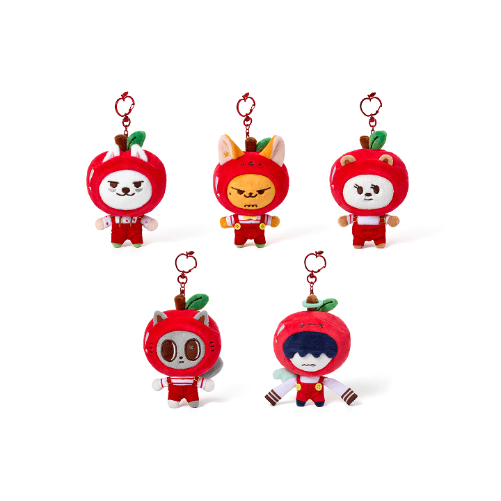 Image of [PRE-ORDER] TXT PPULBATU Plush Keyring (Apple Ver.)