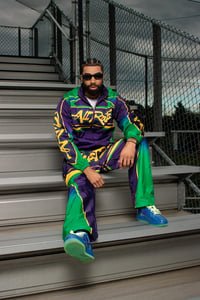 Image 1 of MotoTrak Suit (Green//Purple//Yellow)