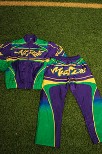 Image 2 of MotoTrak Suit (Green//Purple//Yellow)